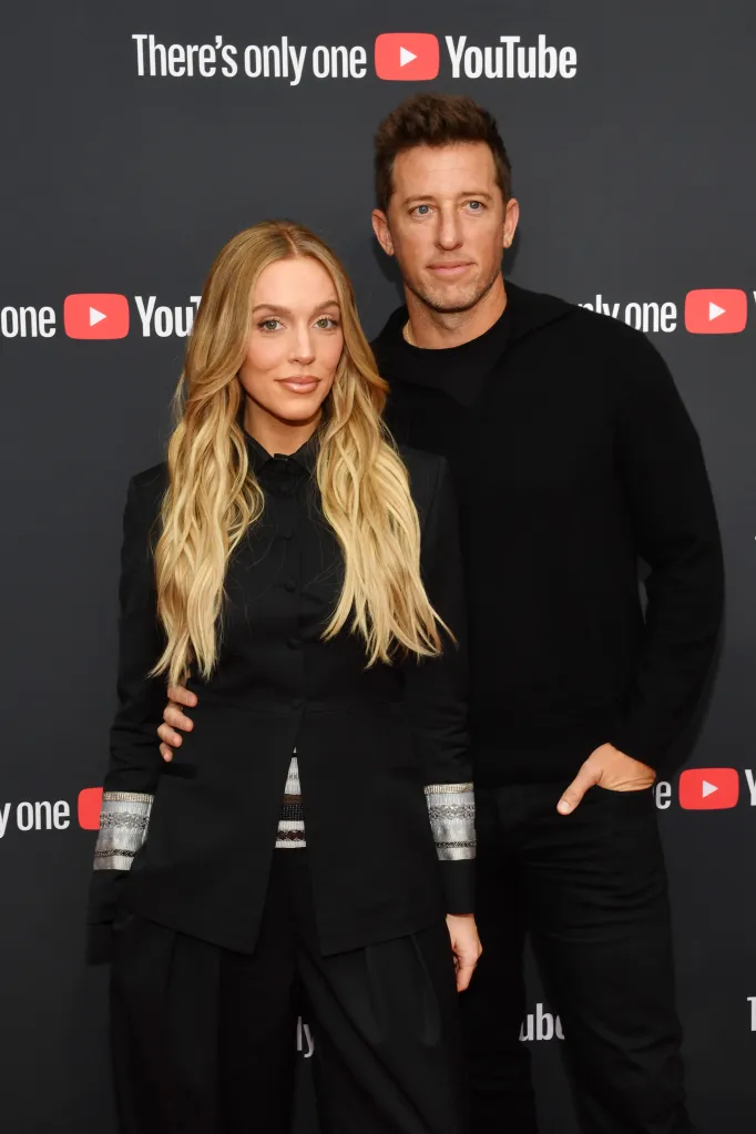Alex Cooper and Matt Kaplan at the YouTube Brandcast event.