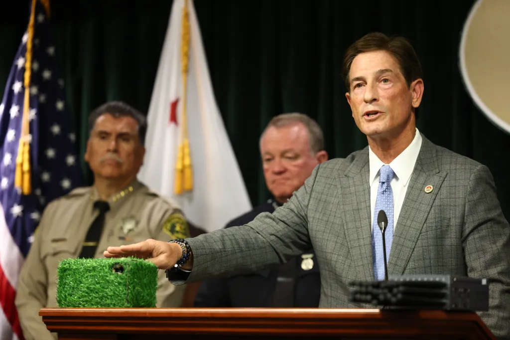 Nathan Hochman announces his office is prosecuting an organized crime ring.