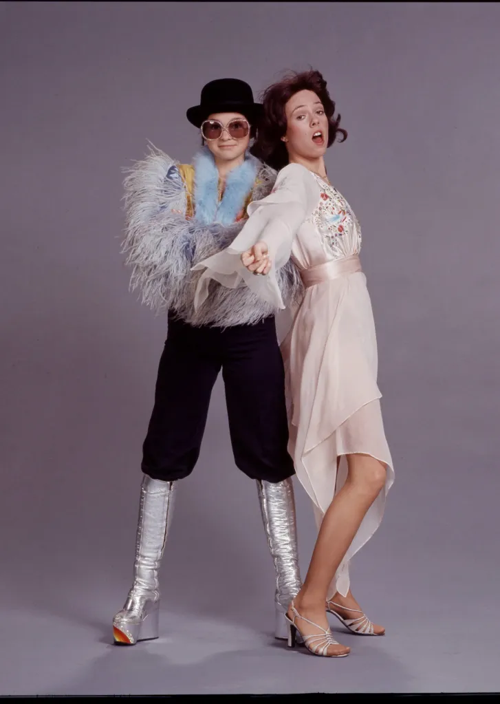 Valerie Bertinelli as Elton John and Mackenzie Phillips as Kiki Dee.
