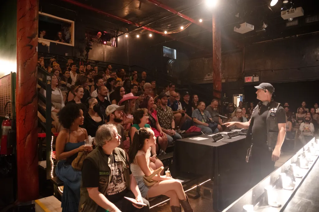 Audience at the 2025 Miss Subways competition.