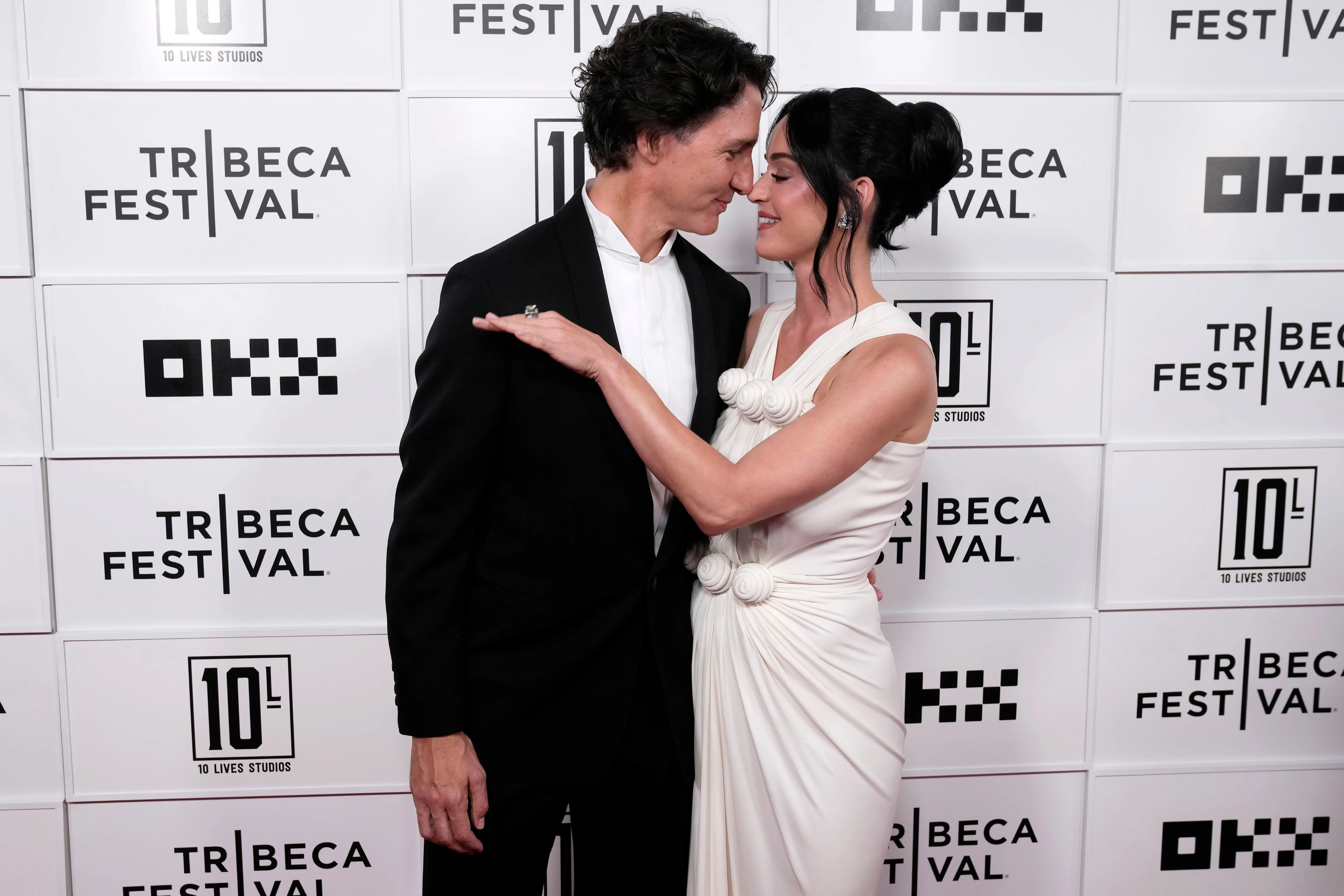 Justin Trudeau and Katy Perry.
