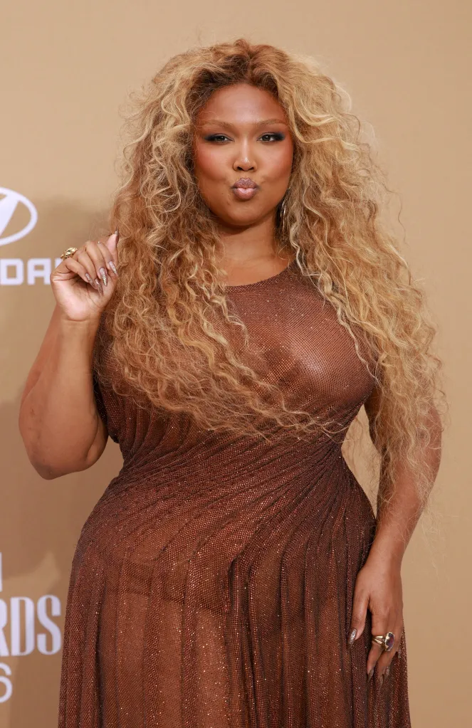 Lizzo at the 26th BET Awards in Los Angeles.