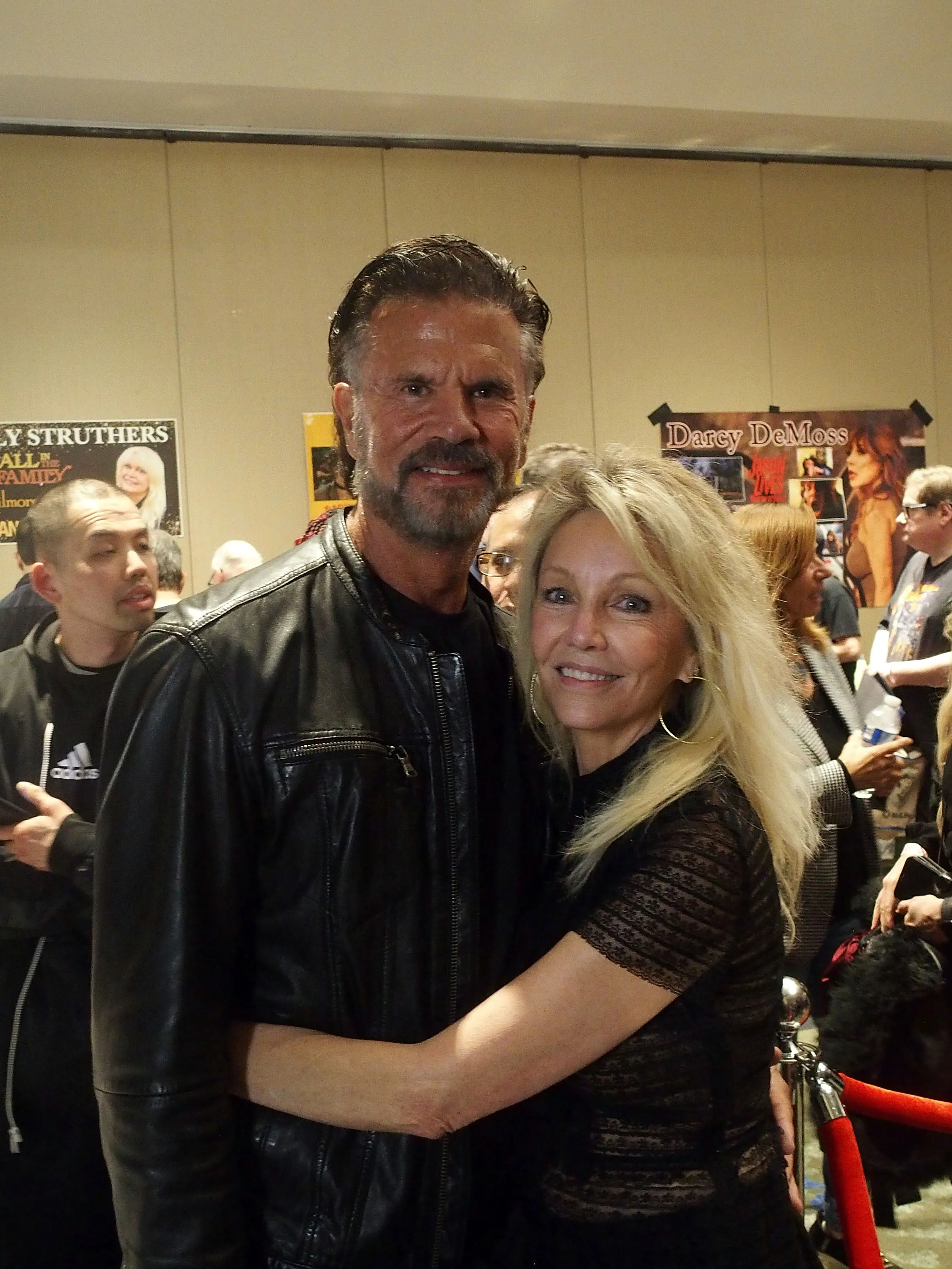 Lorenzo Lamas and Heather Locklear attend the Chiller Theatre Expo Spring 2026 at Hilton Parsippany on April 26, 2026 in Parsippany, New Jersey. 