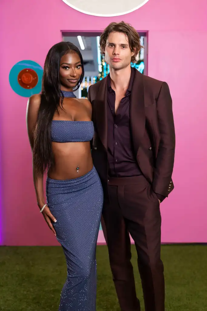 Trinity Celeste Tatum and Bryce Alakai Dettloff from Love Island USA, Season 8.
