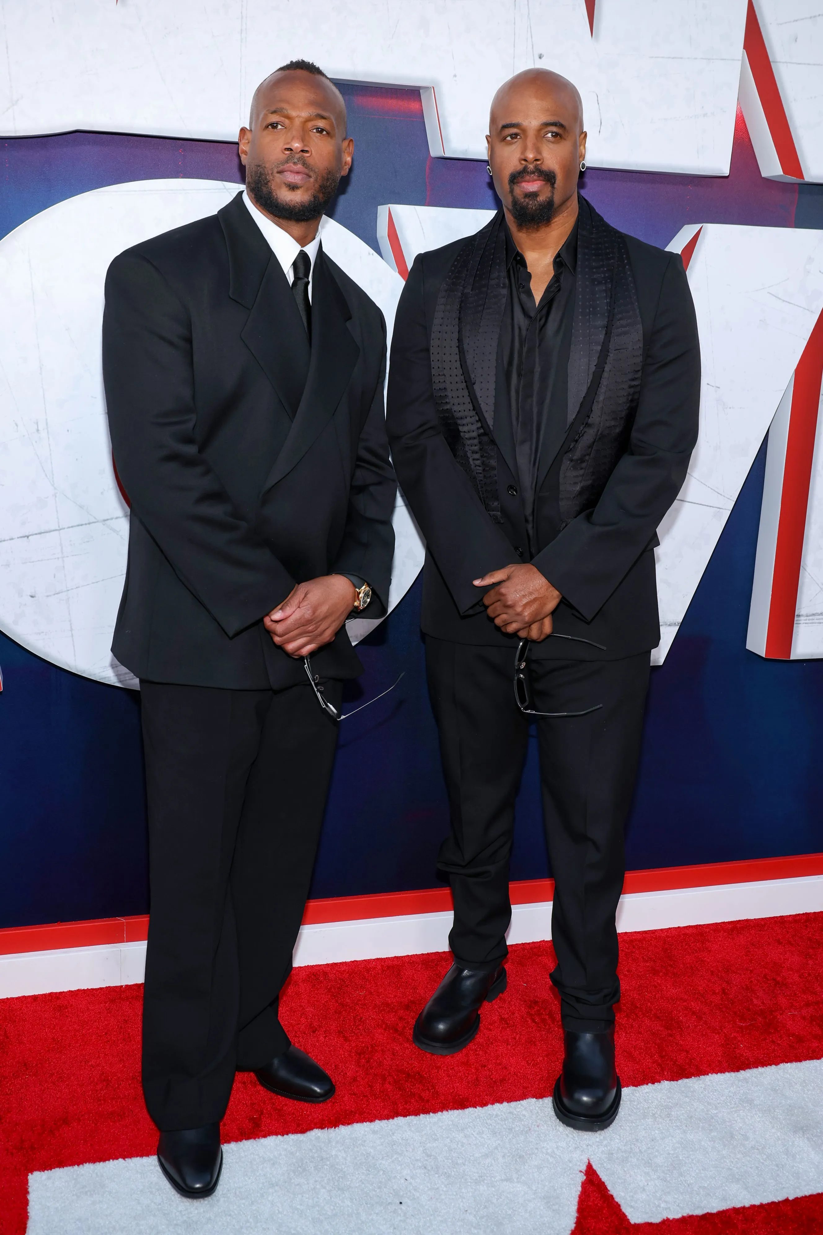 Marlon Wayans and Shawn Wayans at the 'Scary Movie' Global Premiere in Los Angeles.