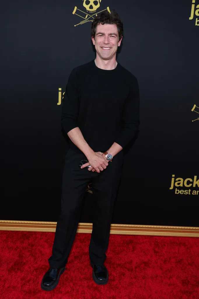 Max Greenfield at the 'Jackass Best and Last' Film Premiere in Los Angeles.