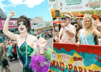 Nautical revelers splash at ‘vital’ Coney Island Mermaid Parade after near shutdown