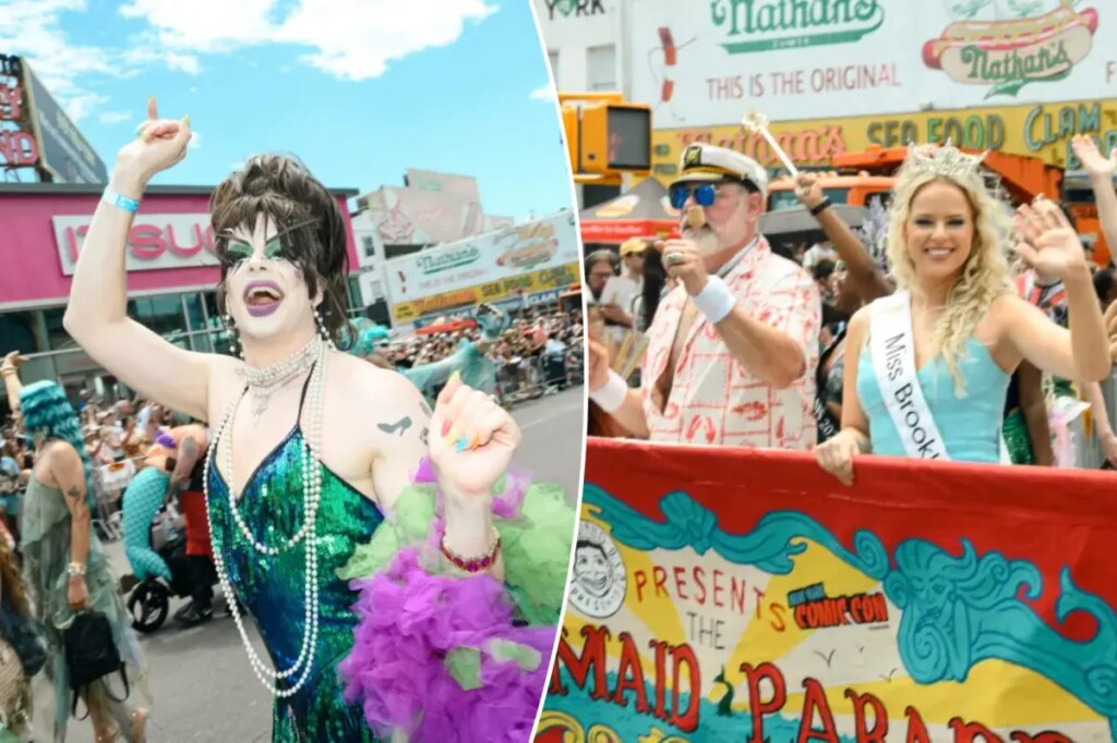Nautical revelers splash at ‘vital’ Coney Island Mermaid Parade after near shutdown