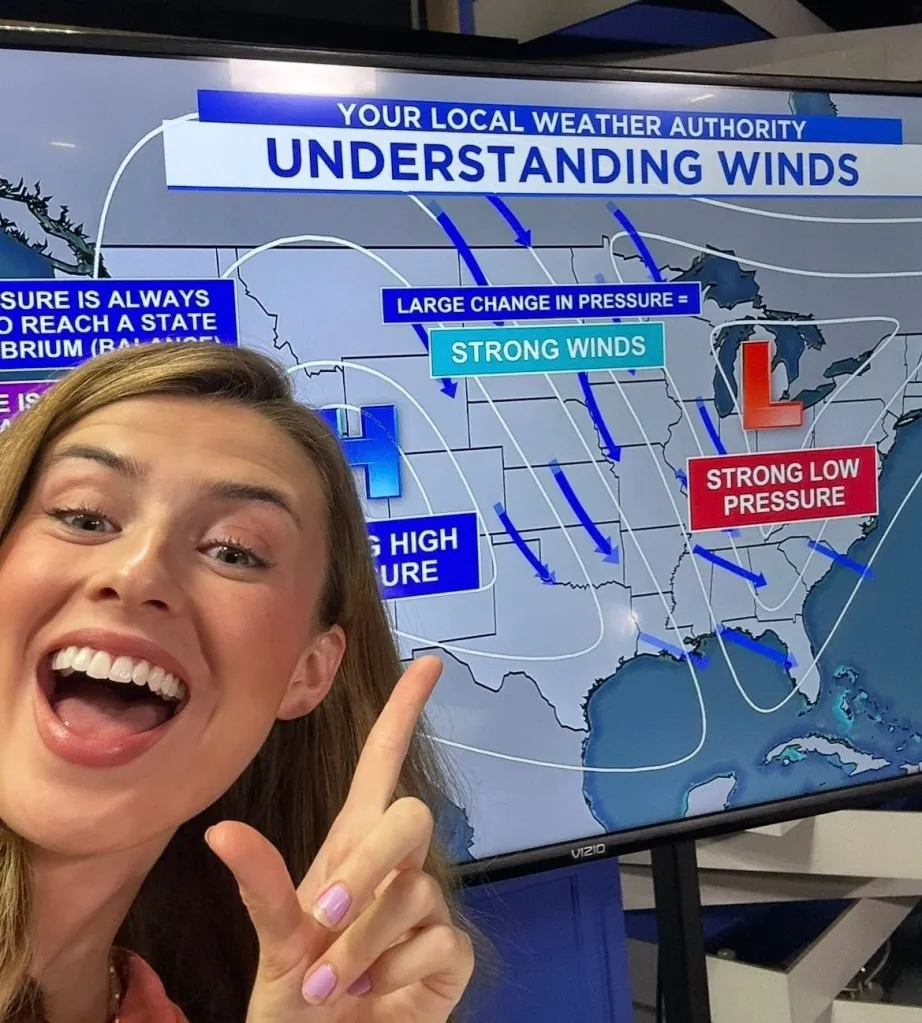 Former WTWO meteorologist Alex Kerkhove alleged station management closely monitored her work and ultimately fired her after she explored another job opportunity.