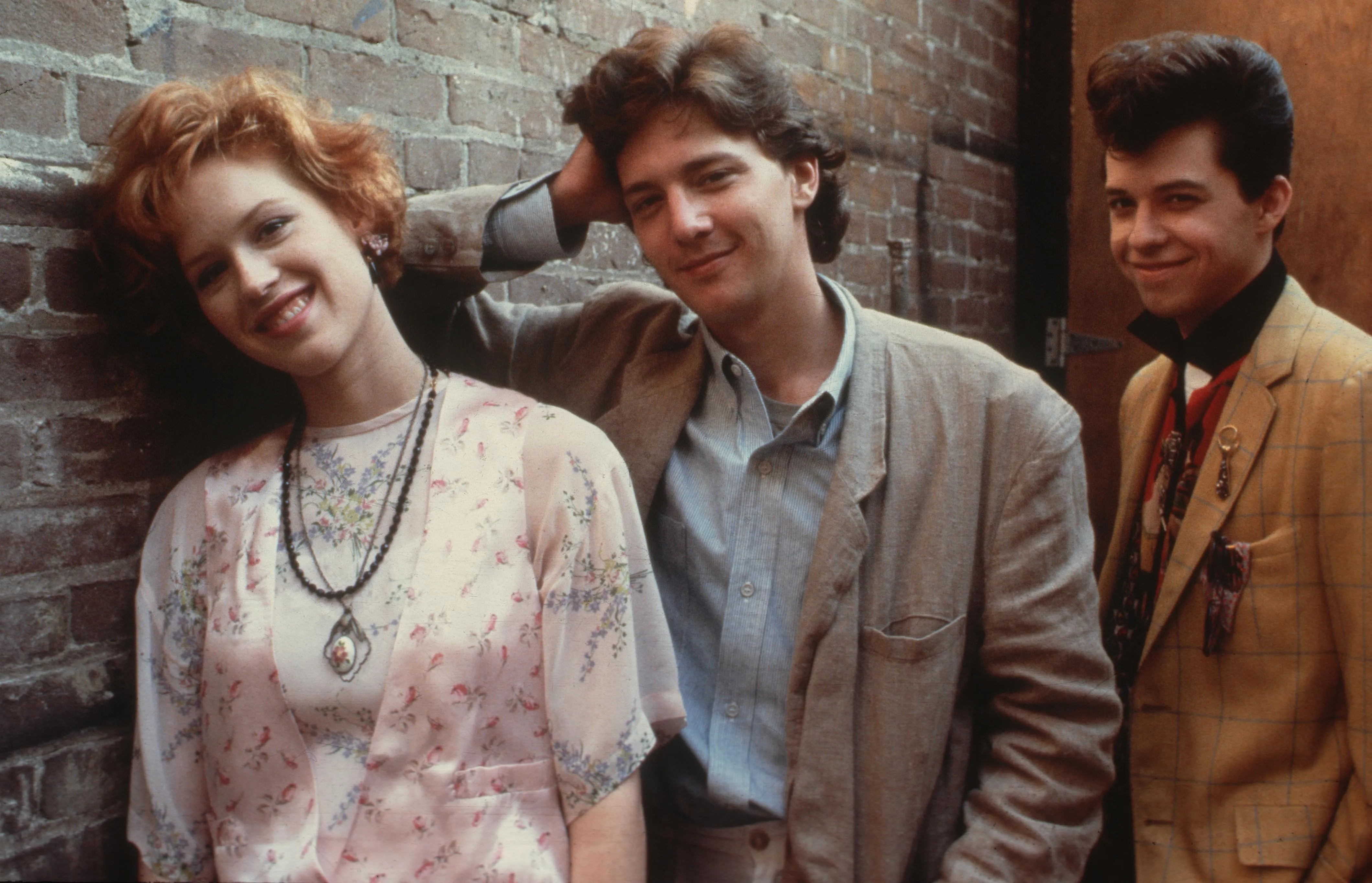 Molly Ringwald, Andrew McCarthy, Jon Cryer.