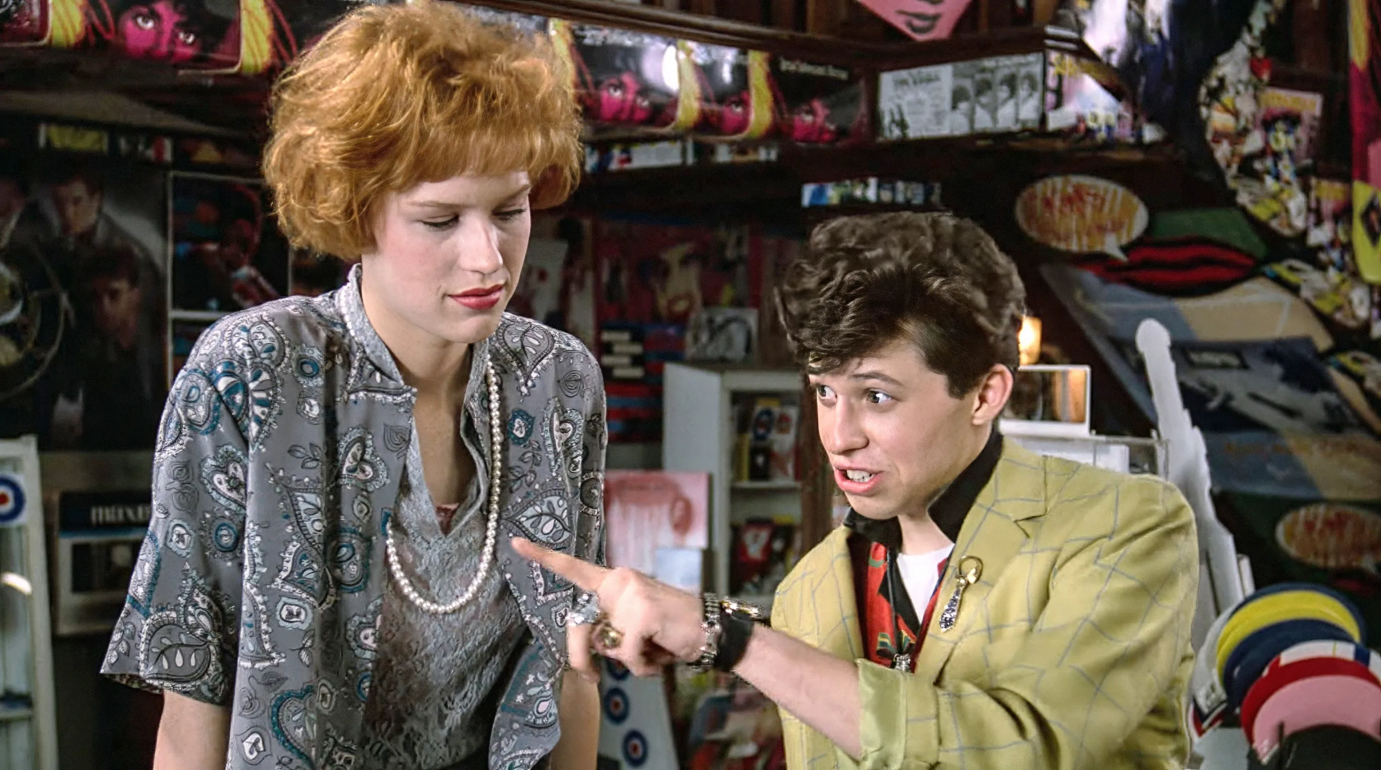 Molly Ringwald and Jon Cryer.