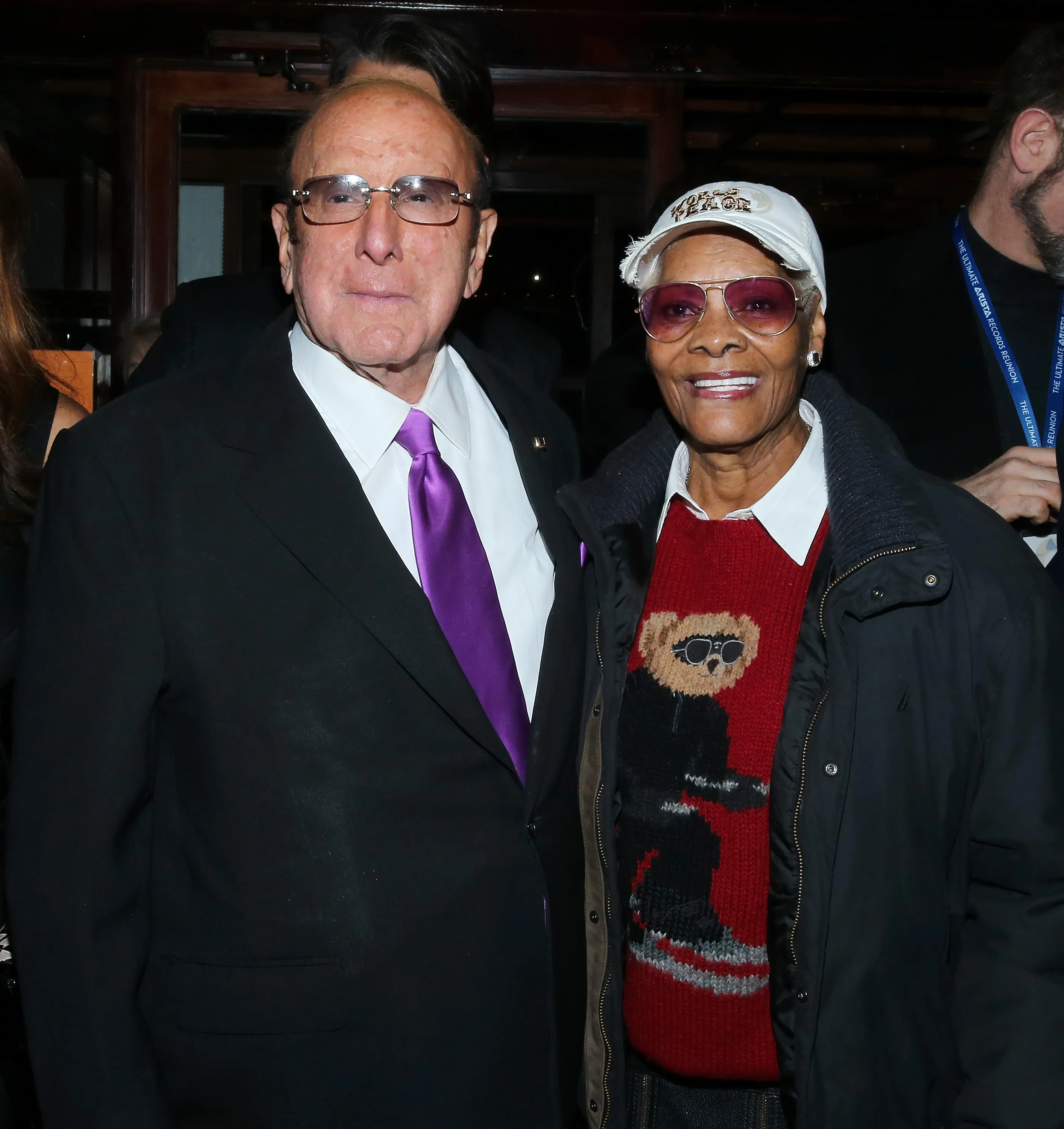 Clive Davis and Dionne Warwick