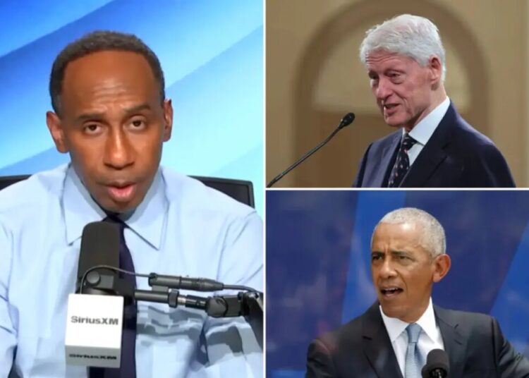 Stephen A. Smith questions wealth of Bill Clinton and Barack Obama, says Americans should prosper first
