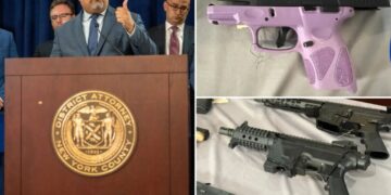 Father-son duo peddled ghost guns — including lilac revolver and Uzi — in illicit ‘Iron Pipeline’: NYC cops