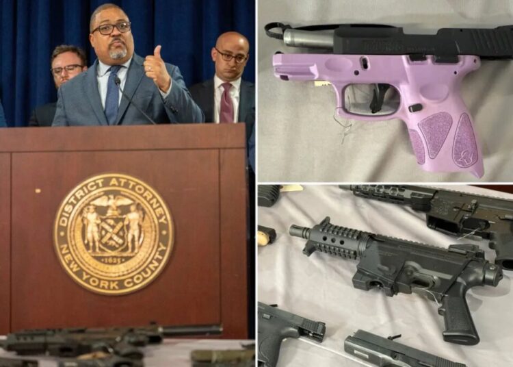 Father-son duo peddled ghost guns — including lilac revolver and Uzi — in illicit ‘Iron Pipeline’: NYC cops