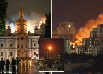 Russian attack sets fire to centuries-old religious site in Kyiv and kills 5 in Kharkiv