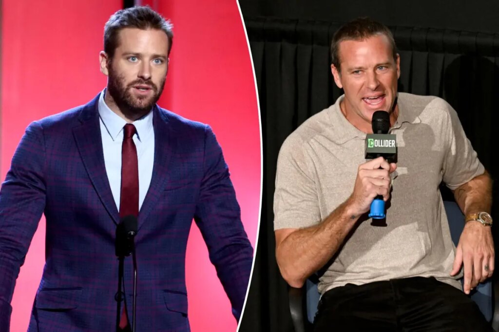 Armie Hammer compares his Hollywood exile to being crucified: ‘The nails are in my hands’