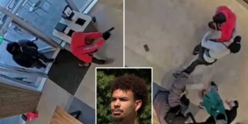 Starbucks workers bravely fight off robbers before they were fired for stopping duo, new video shows