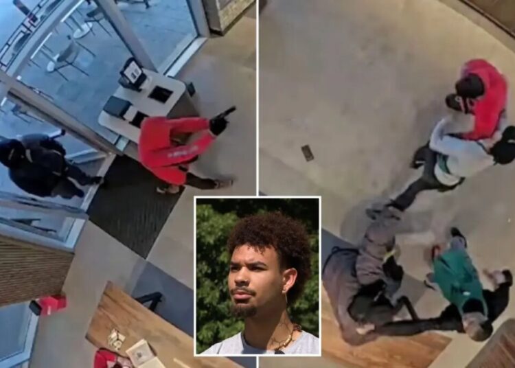 Starbucks workers bravely fight off robbers before they were fired for stopping duo, new video shows