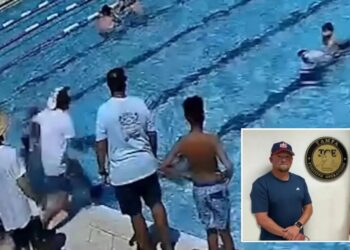 ICE officer makes heroic rescue after 6-year-old girl has pool emergency