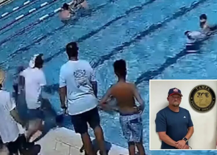 ICE officer makes heroic rescue after 6-year-old girl has pool emergency