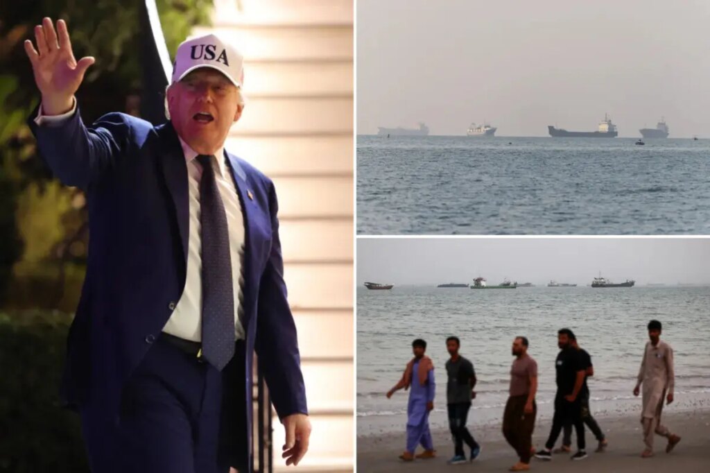 Oil prices sink to lowest levels in months after Trump touts Iran deal to reopen Strait of Hormuz