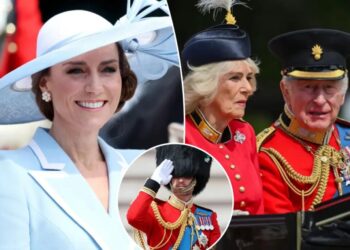 Kate Middleton, Prince William join King Charles for Trooping the Colour