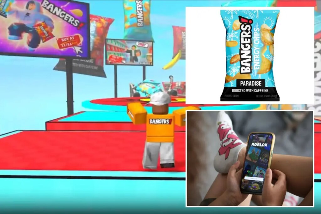 Roblox ads enticed, targeted kids as young as 5 to try caffeinated potato chips, watchdog says