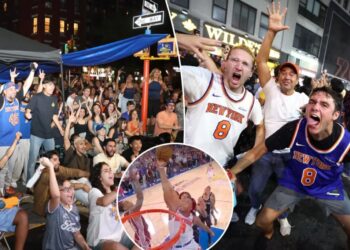 NYC abuzz as thousands celebrate Knicks’ stunning Game 4 victory — flooding streets, bars, bodegas: ‘Electrifying’