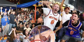 NYC abuzz as thousands celebrate Knicks’ stunning Game 4 victory — flooding streets, bars, bodegas: ‘Electrifying’