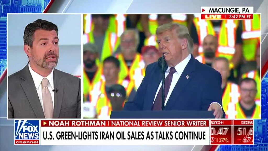 Fox News cuts off Trump’s speech to attack Iran deal as he’s still speaking