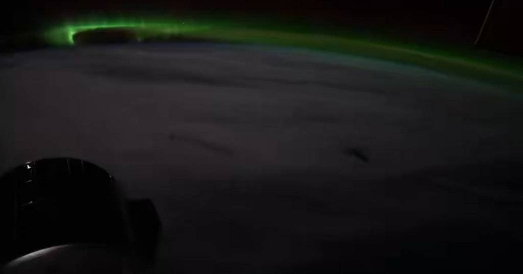 NASA Astronaut’s Video Captures Snaky Southern Lights From Space Station