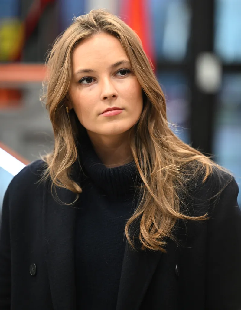 Princess Ingrid Alexandra of Norway visiting the Sentrum Fire Station.