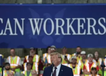 Crowd erupts as Trump asks ‘should we run one more time?’