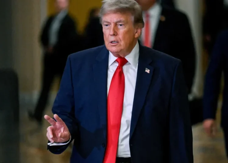 Trump and scorned Republican get into heated yelling match at GOP lunch: report