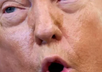 ‘Happy Pride!’ Trump’s AI image of himself in tight flag shorts causes a stir