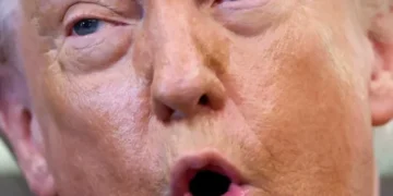 ‘Happy Pride!’ Trump’s AI image of himself in tight flag shorts causes a stir