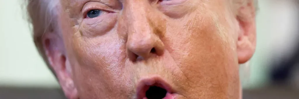 ‘Happy Pride!’ Trump’s AI image of himself in tight flag shorts causes a stir
