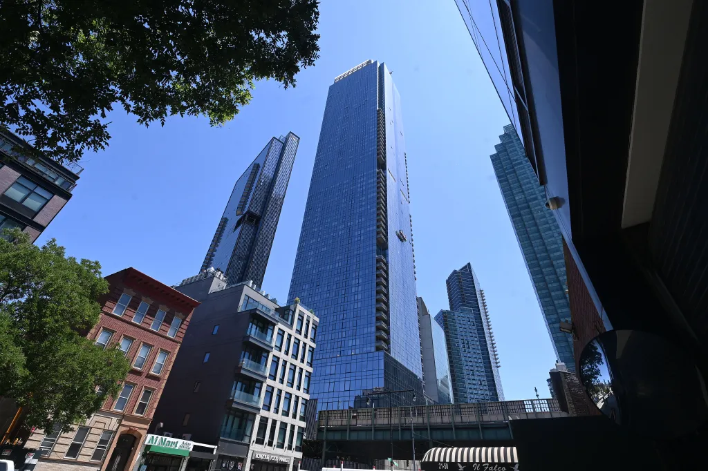 Skyline Tower, a glass skyscraper in Queens, New York.
