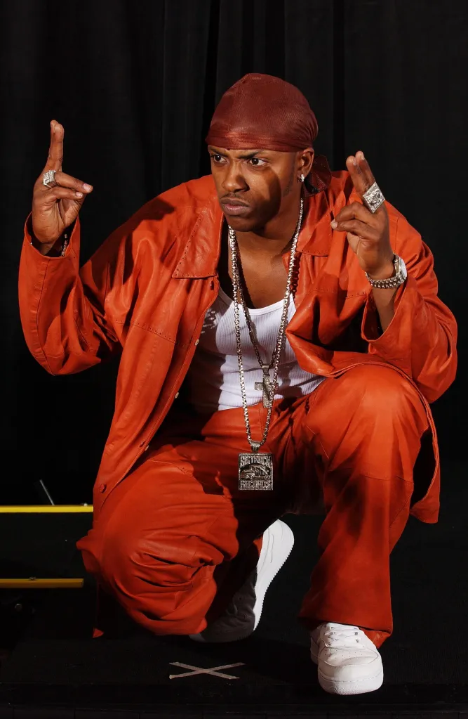 Rapper Mystikal posing backstage at the 2nd Annual BET Awards.