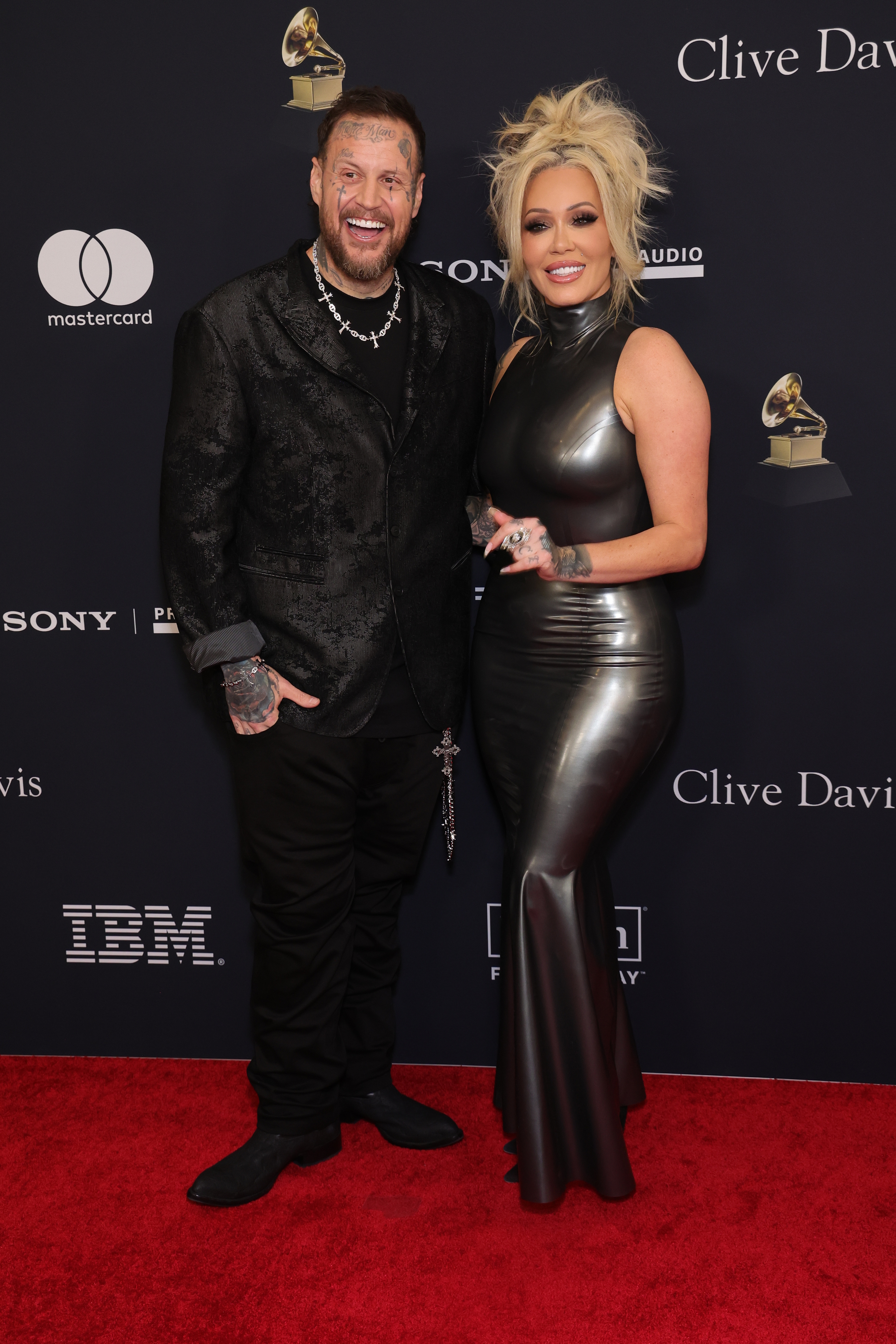 Jelly Roll and Bunnie Xo at the 68th GRAMMY Awards Pre-GRAMMY Gala.