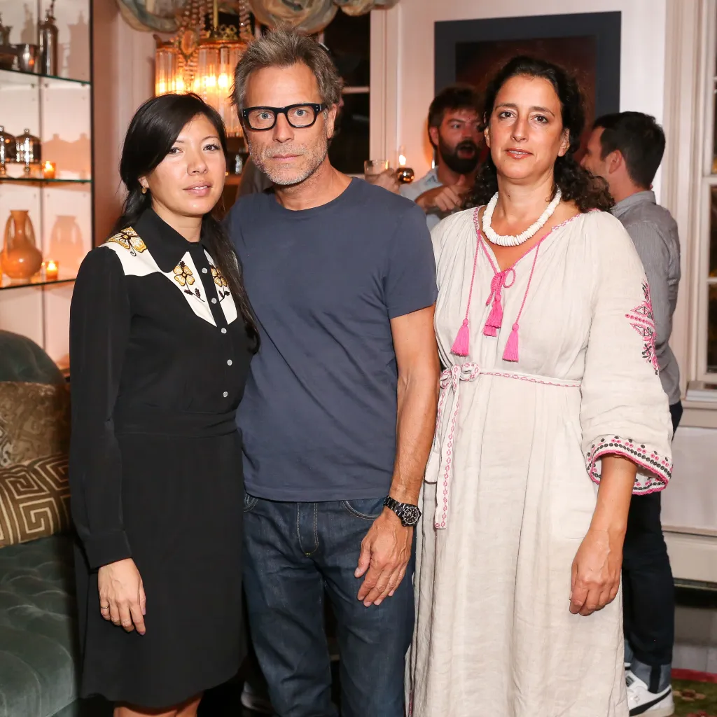 Rebecca Chaiklin with two other party guests at the Hesperios Journal 2016 Launch Party