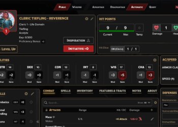 Roll20 Adds Character Sheet Feature That Dungeons and Dragons 5.5 Fans Have Been Begging For