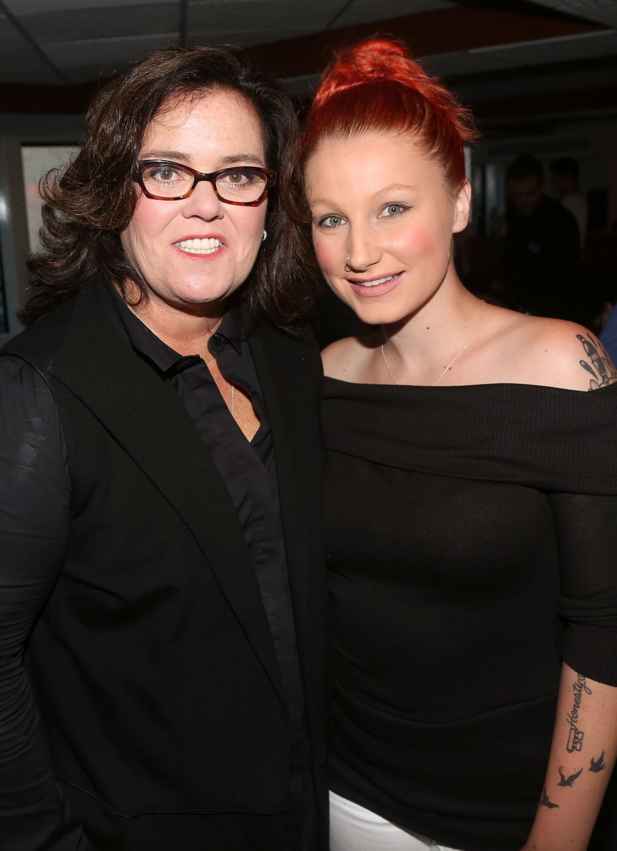 Rosie O'Donnell and Chelsea Belle O'Donnell pose for a photo.