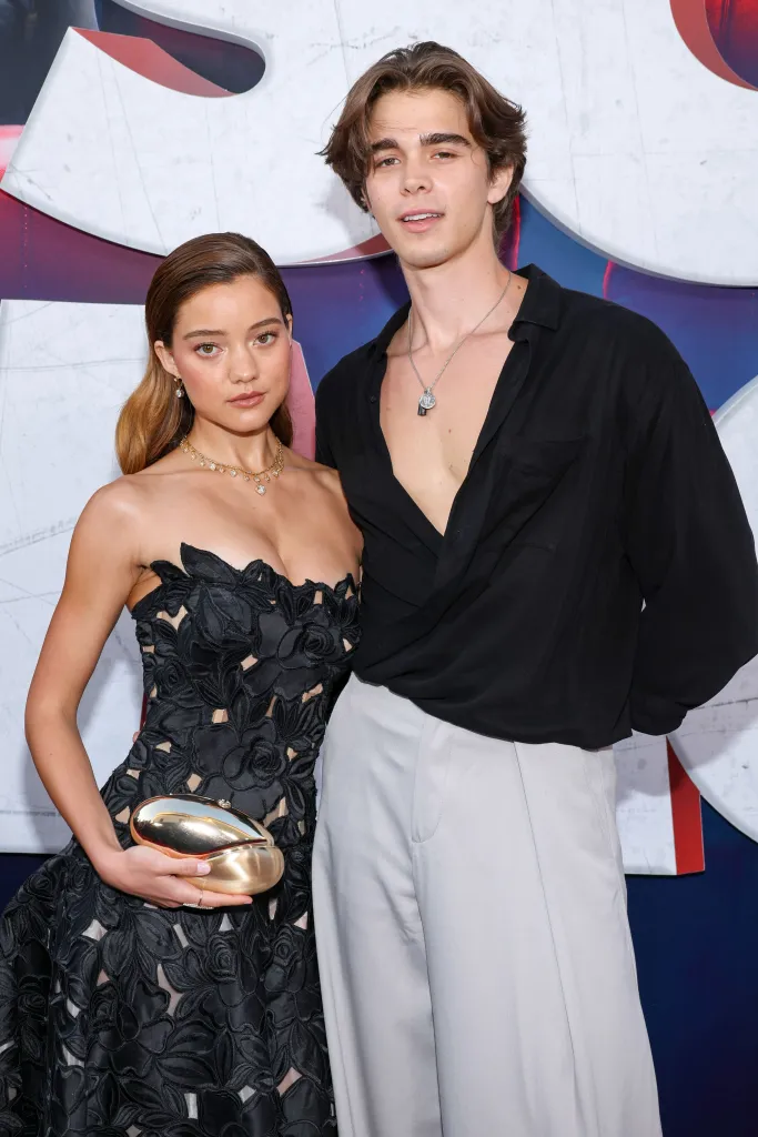 Ruby Snowber and Bily Keogh at the 'Scary Movie' Global Premiere in Los Angeles.