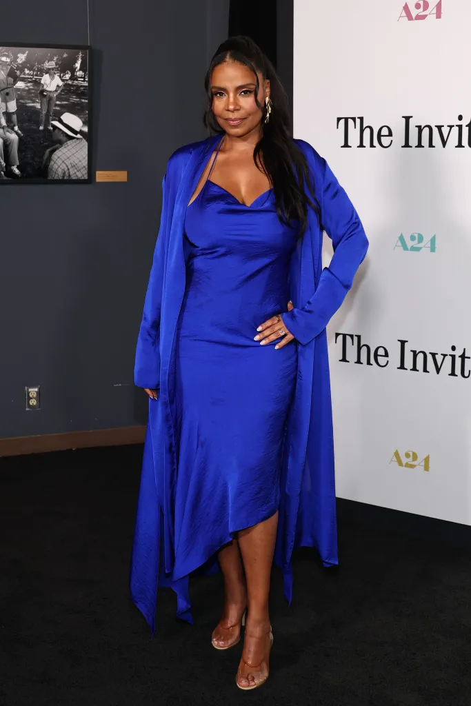 Sanaa Lathan attends the Los Angeles premiere of A24's 