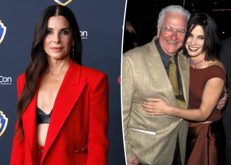 Sandra Bullock shares rare photos of her kids with her late dad for Father’s Day tribute