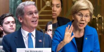 Elizabeth Warren corners Bessent on Trump’s stock trading: ‘He is enriching himself’