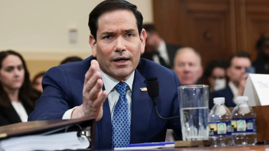 Mockery as Rubio insists his Trump-gifted Florsheim shoes ‘fit fine’