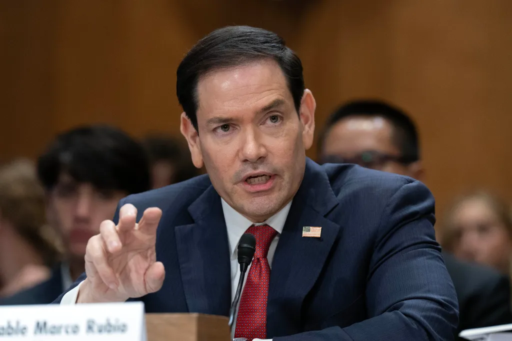 Secretary of State Marco Rubio testifies before the Senate Foreign Relations Committee.